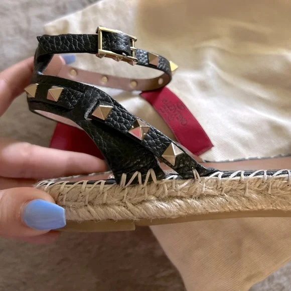 Valentino Espardillas Sandals 39 - Picture 3 of 7